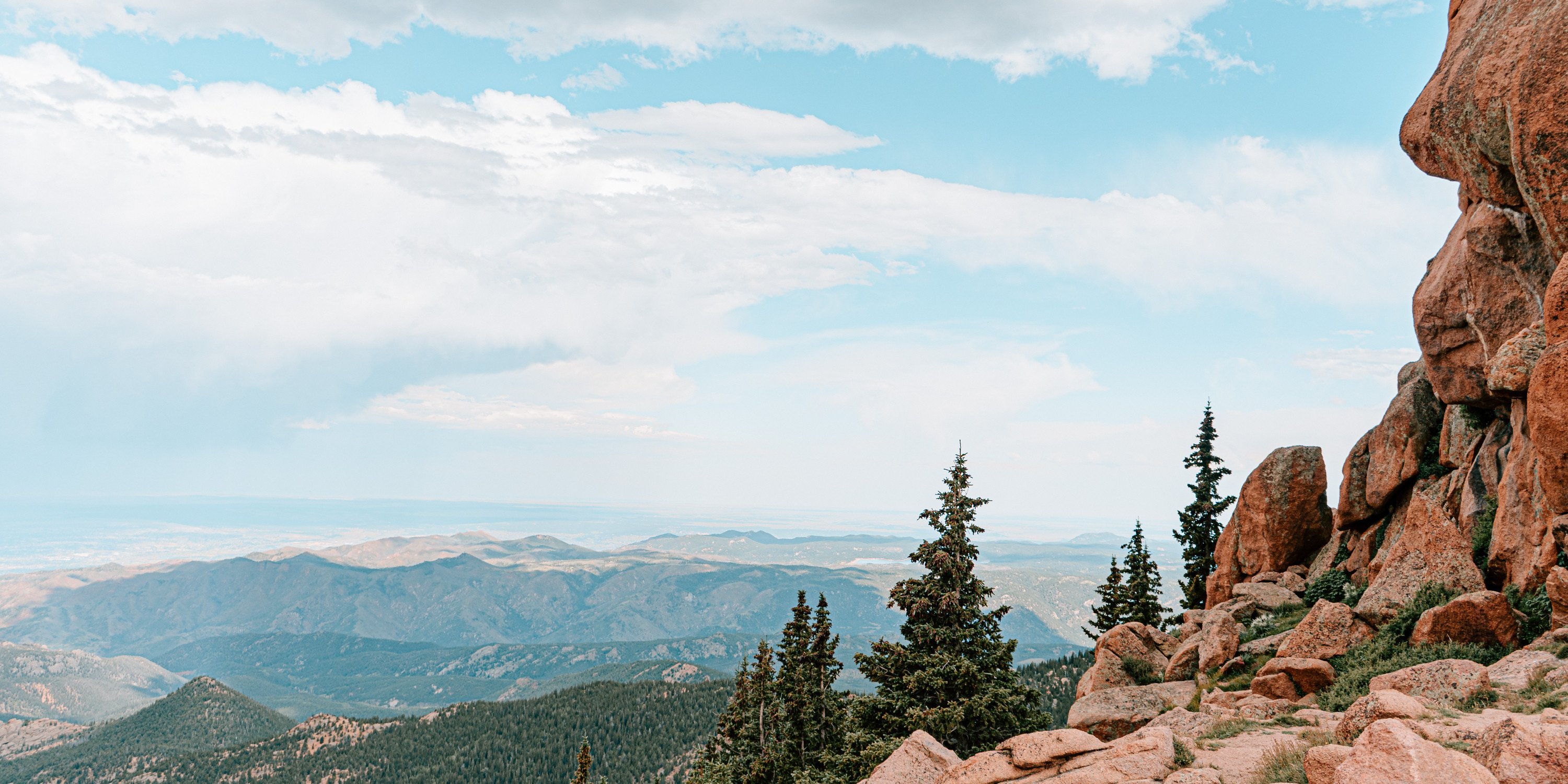 A peaceful natural landscape, warm light through trees, representing calm, healing, and new beginnings
